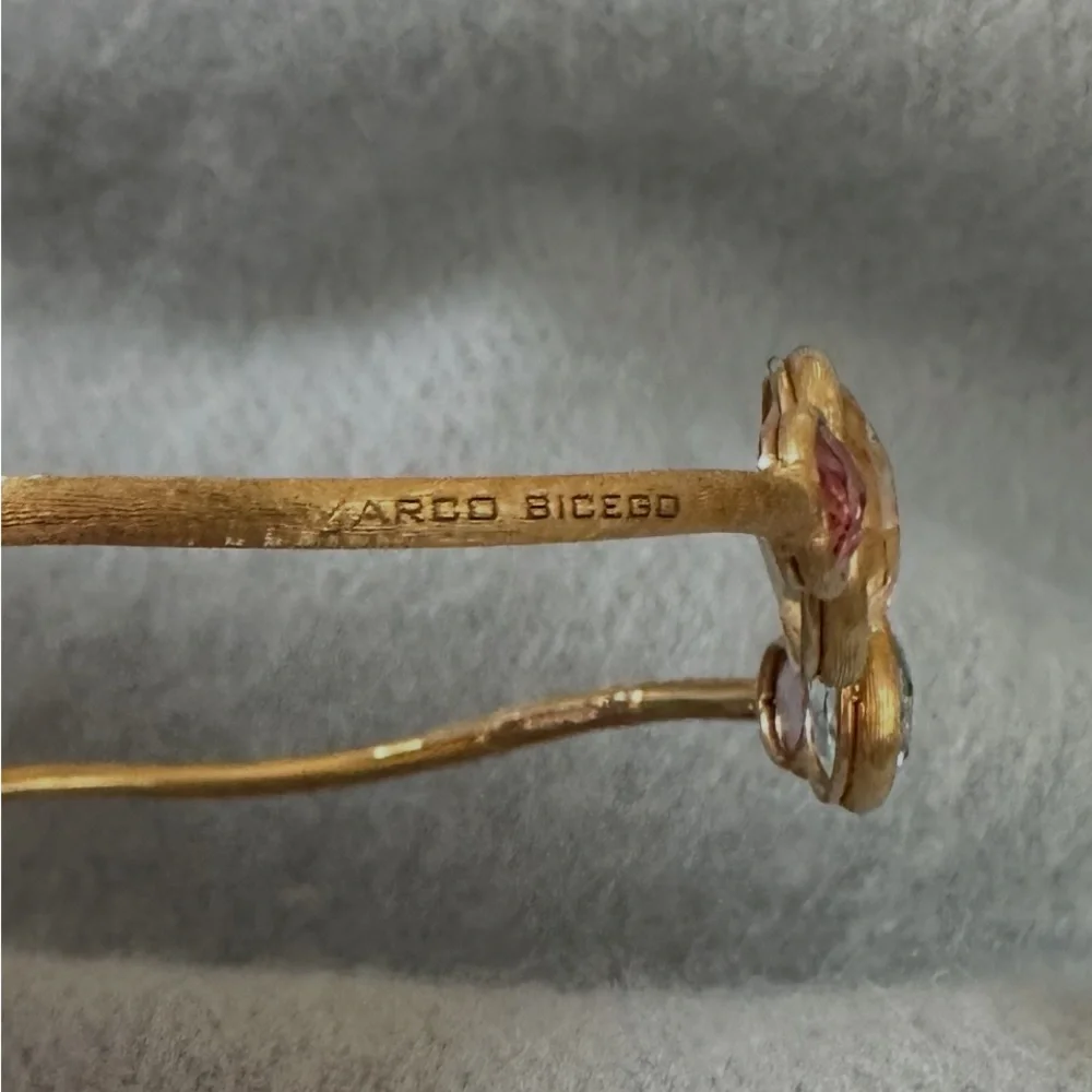 Marco Bicego Jaipur collection-Multi-Gemstone Bangle Bracelet - Picture 4 of 7